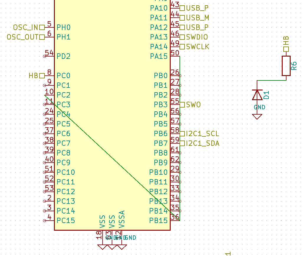 An example of poor routing.