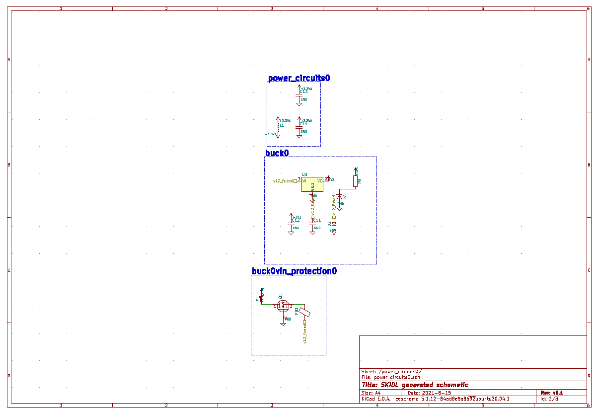 STM32 power circuit schematic by Shane Mattner.