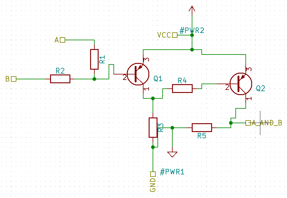 Schematic wiring jogs.