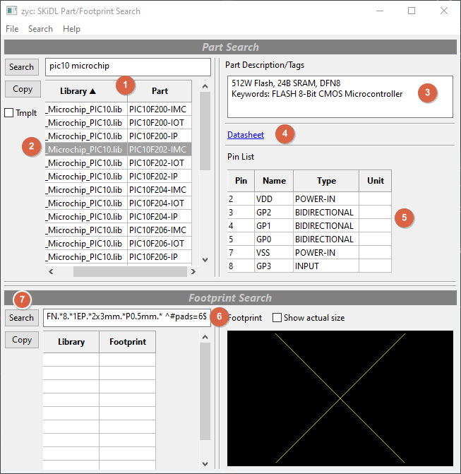 zyc part search results.